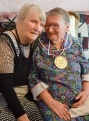 Дуэт 100-летней именинницы и ее 89-летней племянницы удался.
