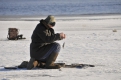 Нынешней зимой рыбаков на Бурейском водохранилище стало меньше.