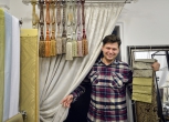 Основатель ателье-магазина Дмитрий Буренко ради новых образцов тканей продал автомобиль