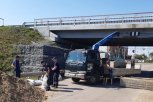 Во Владимировке перекрыли транспортную развязку на въезде