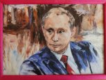 Амурчанка нарисовала пластилином портрет Владимира Путина