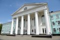 Фасады зданий Амурской медакадемии покрасят в бирюзовый. Фото: Алексей Сухушин