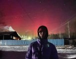 Вспышка на солнце принесла в Приамурье красное полярное сияние