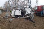 В Белогорске водитель слетел с трассы и врезался в электроопору во время преследования полицейскими