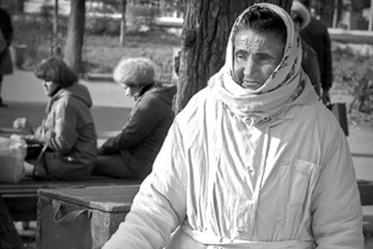 Зинаида Синицына, весна 1984 года. Фото Андрея Ильинского