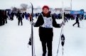 Лидия Александровна Чушова отметила свое 58-летие на «Лыжне России-2014».