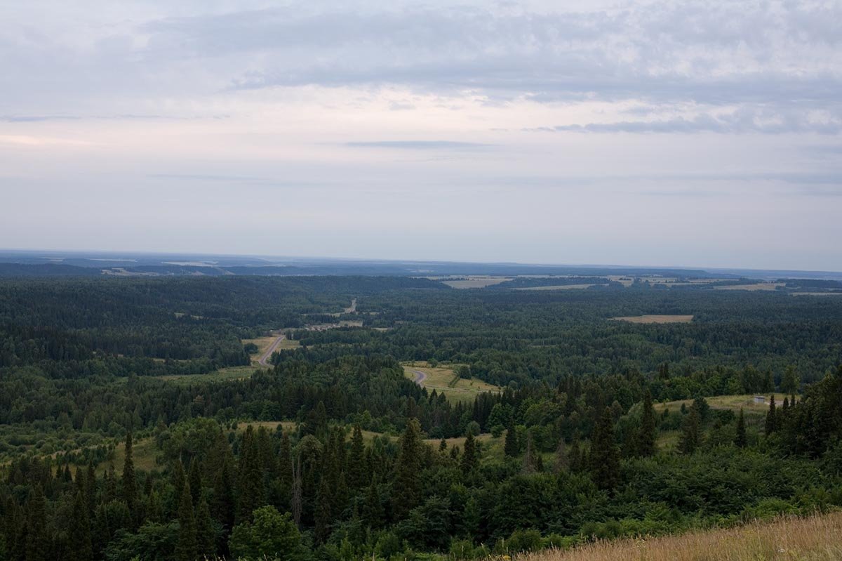 Вид со смотровой площадки в Белогорске.