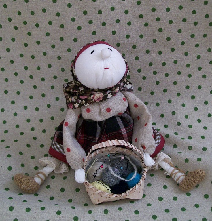 Кукла от Ирины Серебряной.