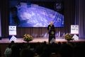 Константин Чмаров поздравил участников форума с Днем космонавтики. Фото: С. Лазовский