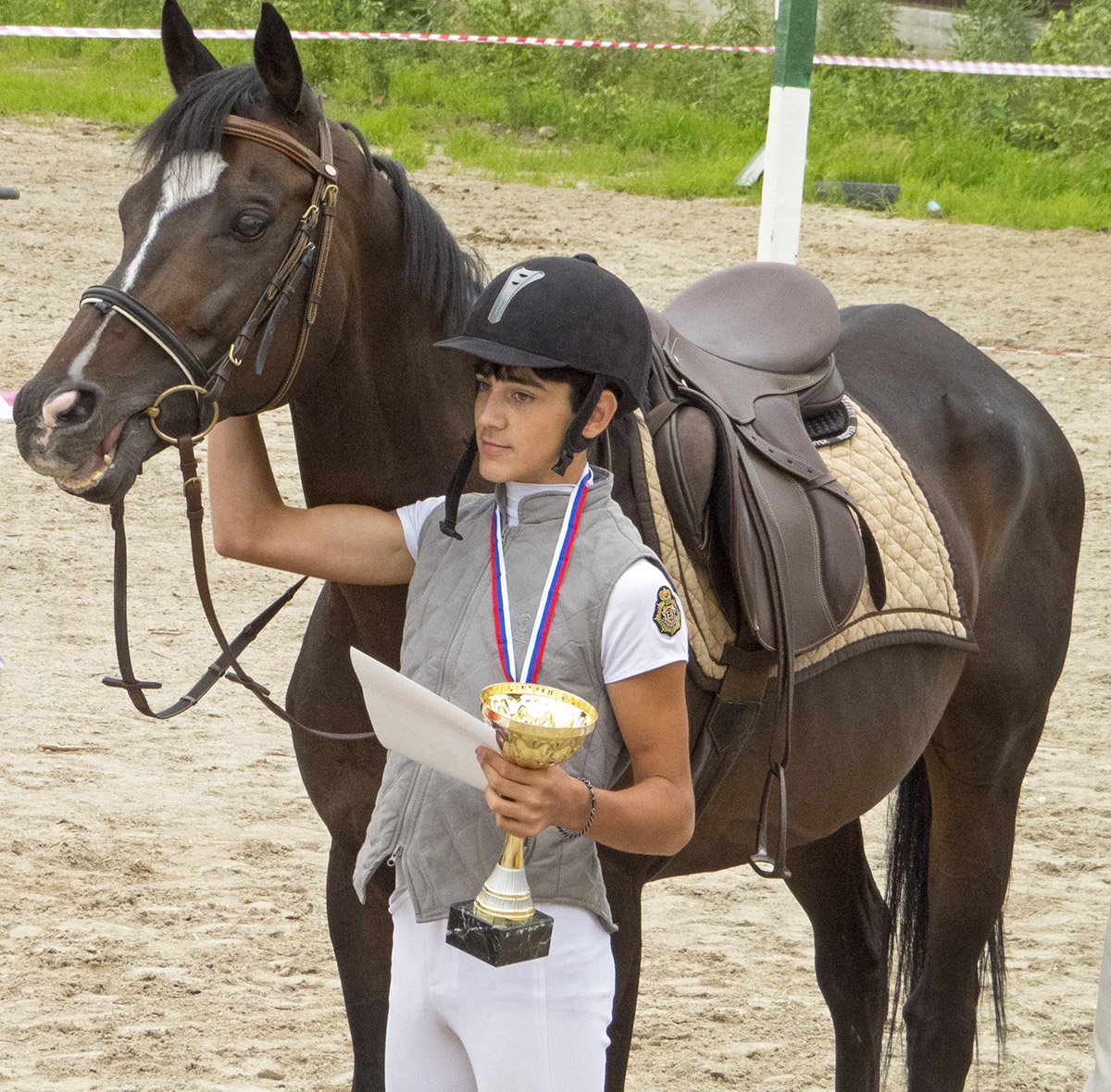 Богдан Кузнецов, победитель манежной езды