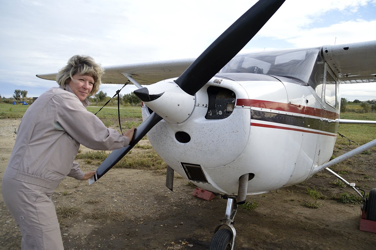 Лариса Касьян — единственная женщина пилот-инструктор на Дальнем Востоке. Фото: Андрей Анохин