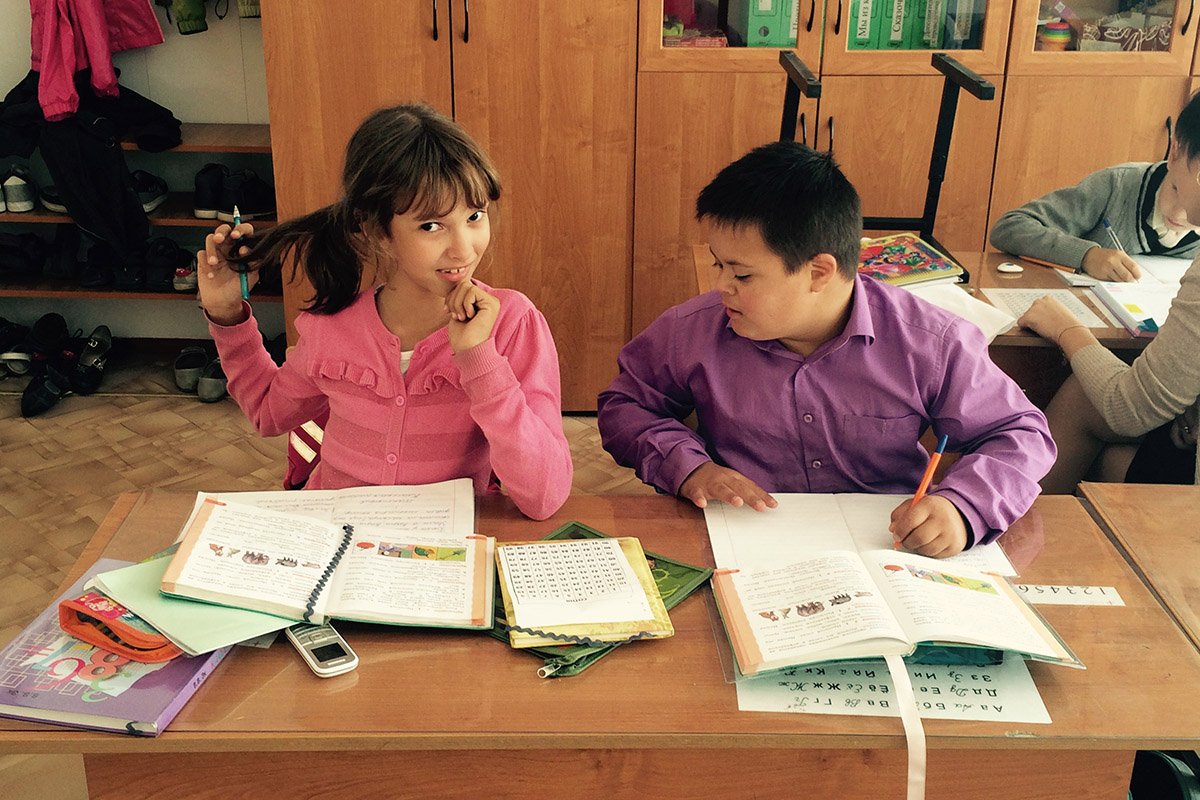 Дима Маскаев в школе.