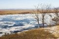 В Хабаровском крае на Амуре ушел под лед снегоход с пассажирами