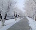 sunmar_amur. Весенний иней в аэропорту Благовещенска