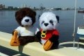 Символами международной ярмарки по традиции стали бурый медведь и панда. (Амурская филармония)