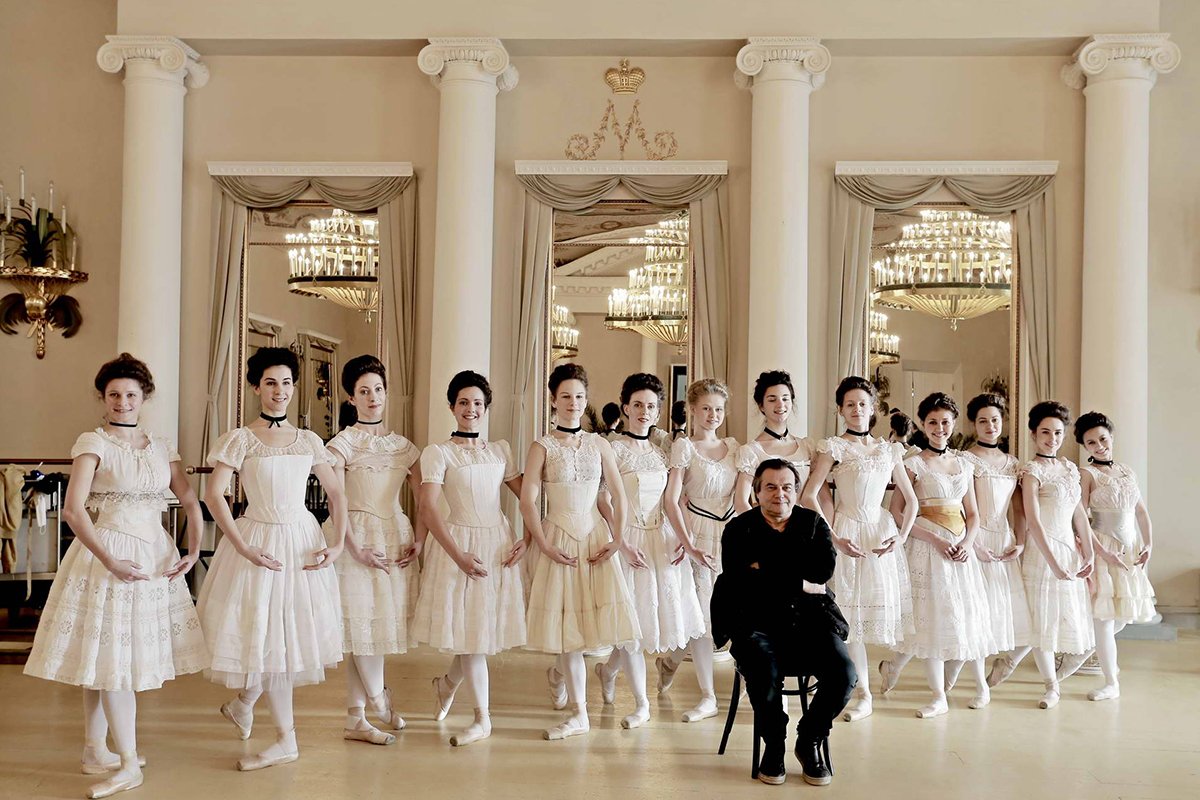 Во время работы над фильмом «Матильда».