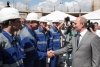 Президент Владимир Путин заложил фундамент Амурского газоперерабатывающего завода