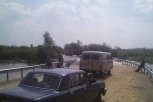 После дождей река затопила дорогу в районе амурского села Ерковцы