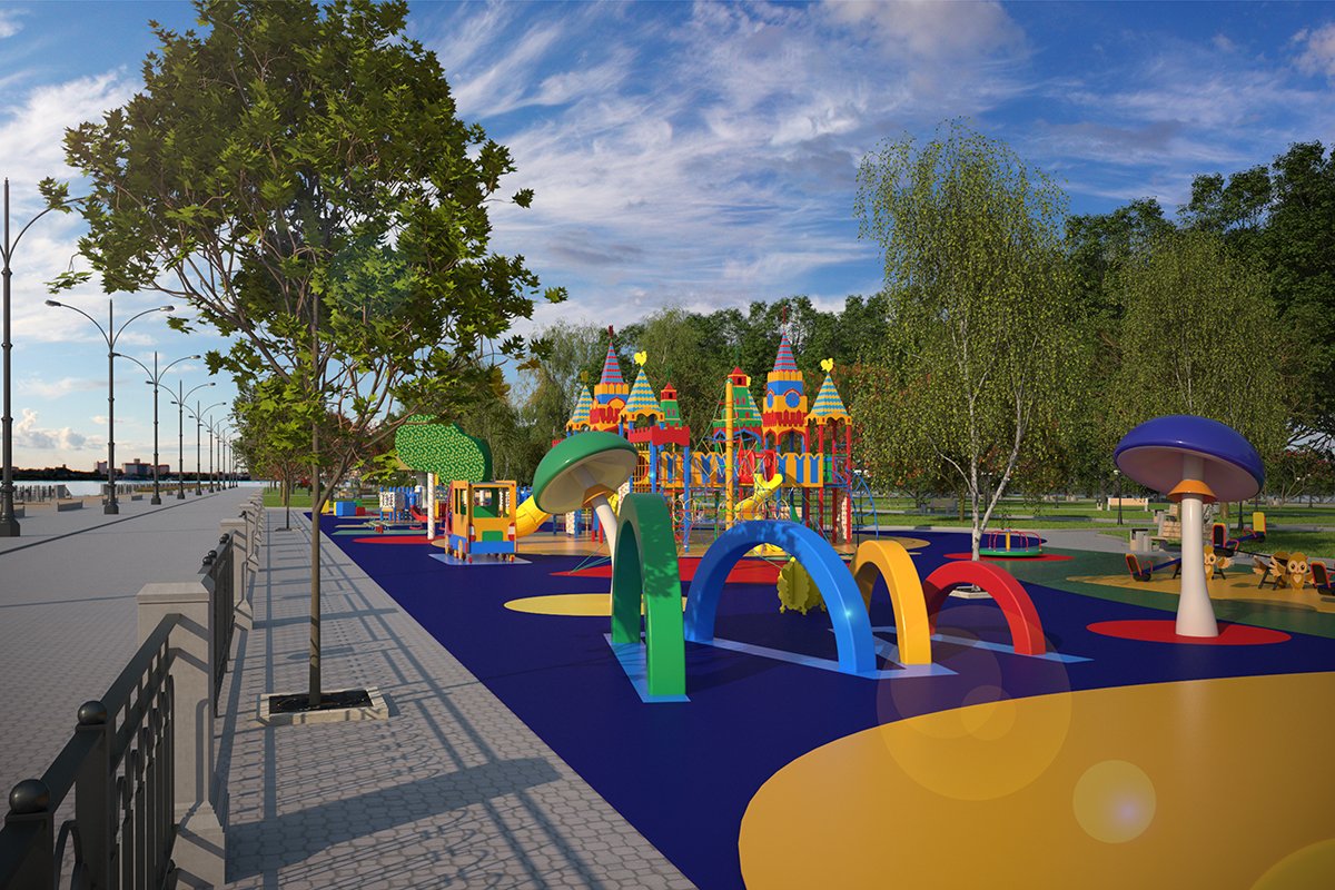 Фото: Макет будущей площадки