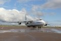 Крупнейший гражданский самолет «Руслан» привез в Благовещенск груз для космодрома