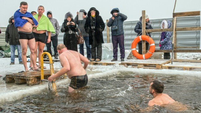 Крещенские купания в Благовещенске