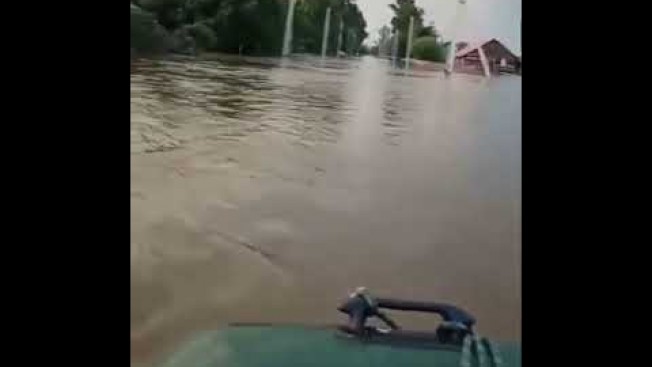 Хомутина разлилась: село Марково в воде