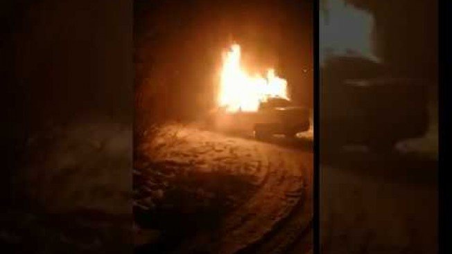 В Тынде убили таксиста и подожгли его машину