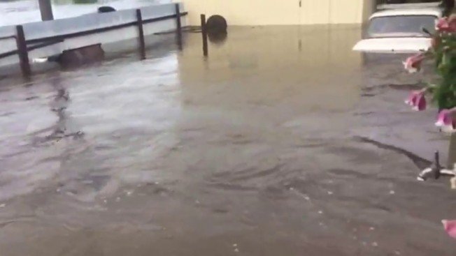 Жительница Новокиевского Увала показала, как паводок затопил ее дом