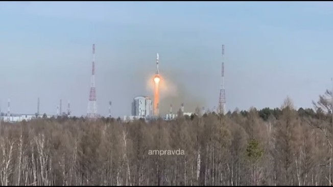 С космодрома Восточный в космос отправили еще одну коммерческую ракету «Союз-2.1б»