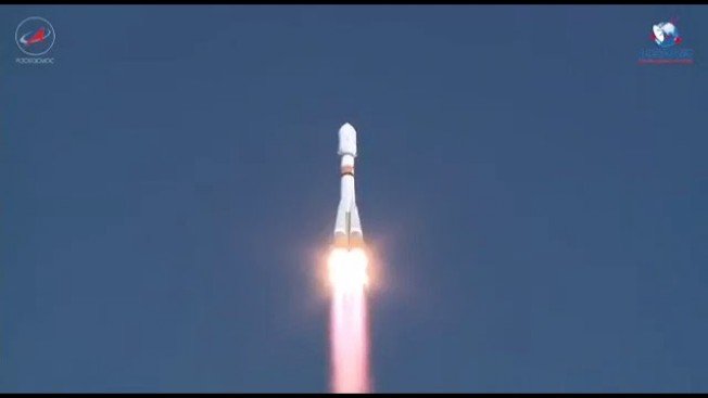 Третий пуск с космодрома Восточный, видео Роскосмоса