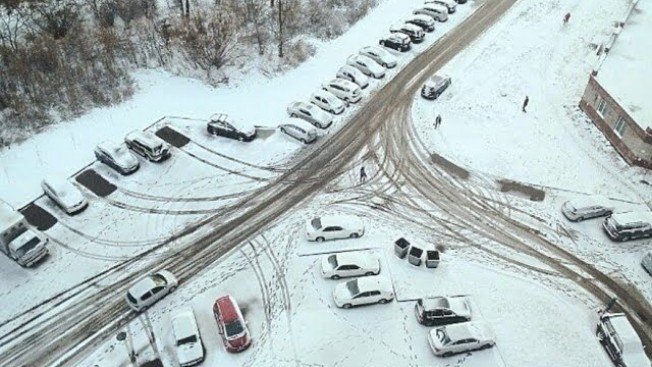 В Благовещенск пришла зима: фотообзор АП