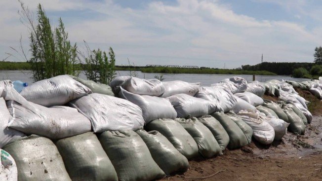 Белогорск в Амурской области переживает пик паводка