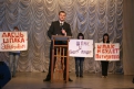 Юрий Шпак пообещал своим избирателям пятидневку и достойную жизнь.