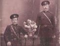 . Петр Серов (стоит), полицмейстер, был направлен в Приамурье для несения службы.
