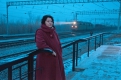 Ирина Ворошилова в ожидании поезда.
