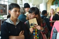 Китайские студенты амурских вузов  отнеслись к выставке  с большим интересом.
