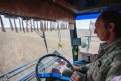 Из-за переувлажненности почвы уборка сои в КФХ «Владимир» началась несколько дней назад.