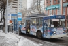 На улицу Ленина в Благовещенске впервые вышли троллейбусы
