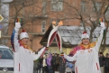 Огонь зимней Олимпиады пронесли по улицам Благовещенска.