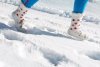 Амурчанка пробежала полумарафон по снегу в шерстяных носках