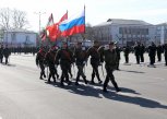 В Белогорске прошла первая репетиция парада к 9 Мая: рота кадетов примет участие в шествии
