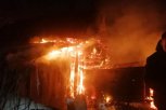 В селе Белогорского округа ночью в сарае сгорел символ года