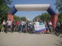 Благовещенские медики в выходные устроили массовый велопробег. Фото: АОКБ