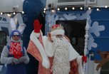 В Тынде встретили уникальный поезд Деда Мороза