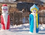 Многодетная мама Олеся Свечникова создает снежный городок в маленьком амурском селе (видео)