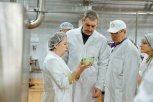 Губернатору Василию Орлову показали производство нового амурского сыра