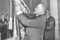 1967 год. Степан Авраменко на церемонии награждения Амурской области орденом Ленина.