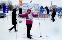 Галина Ивановна Бузина (Кулиш) на «Лыжне России» 2 февраля 2014 года.