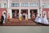 Благовещенских молодоженов поздравили славянские боги и православный священник