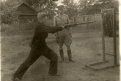 Обучение бойца рукопашному бою. Амурская область. 1940-е годы.